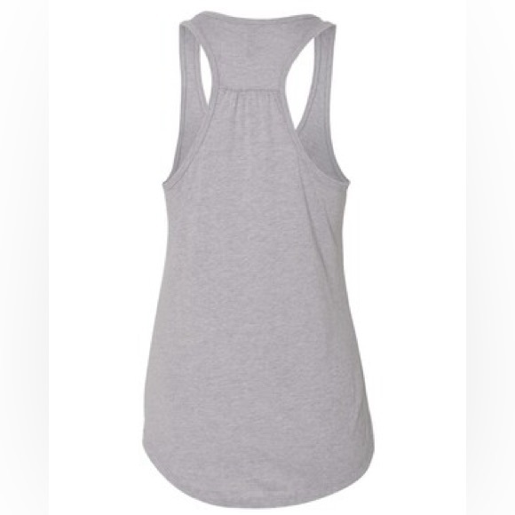 NWOT Next Level Apparel 6338 Women's Gathered Racerback Tank white XXLarge White - Picture 7 of 8